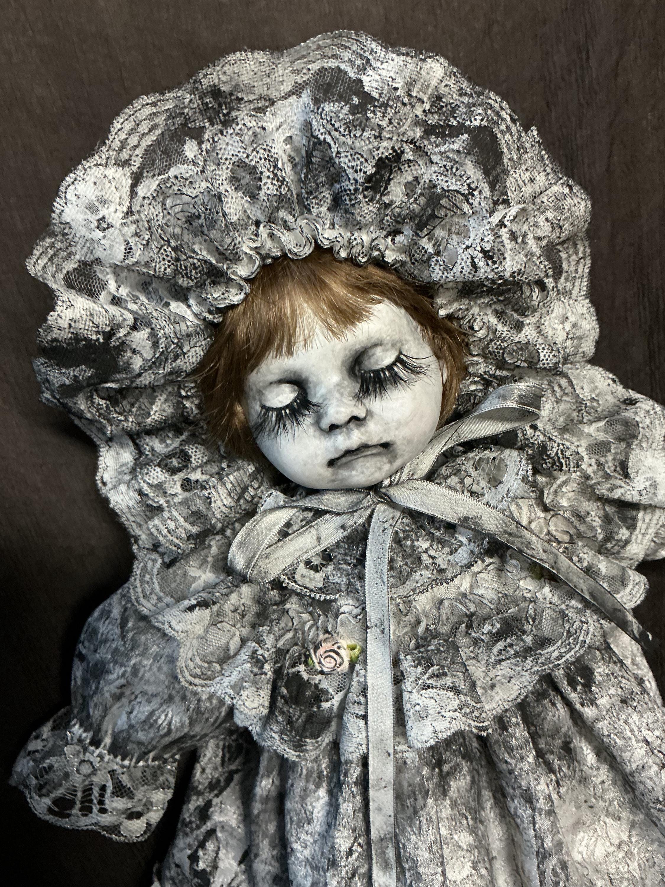 Porcelain Sleeping Baby Doll - Etsy