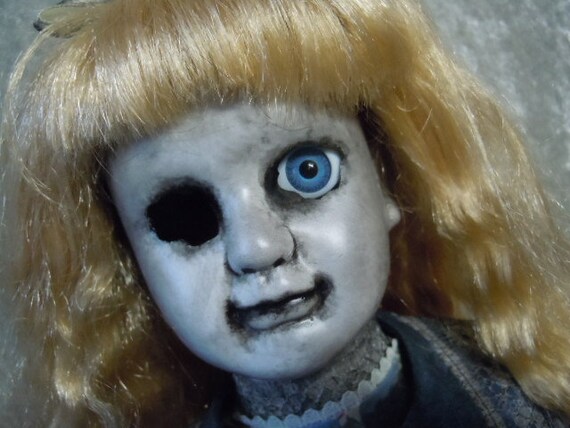 creepy girl doll
