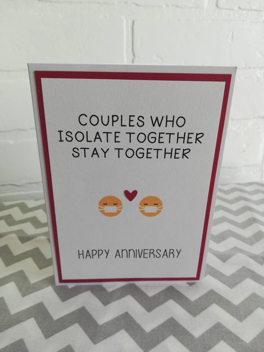 Quarantine Anniversary Card