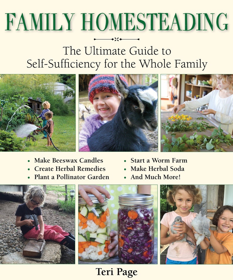 Signed copy of Family Homesteading by Teri Page image 1