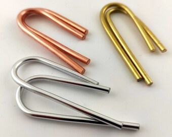 Everyday earrings 8 gauge Ear Weights Earrings Stretched Lobes