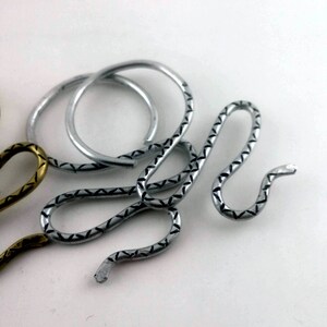 Snake Ear Weights Snake Hoops image 10