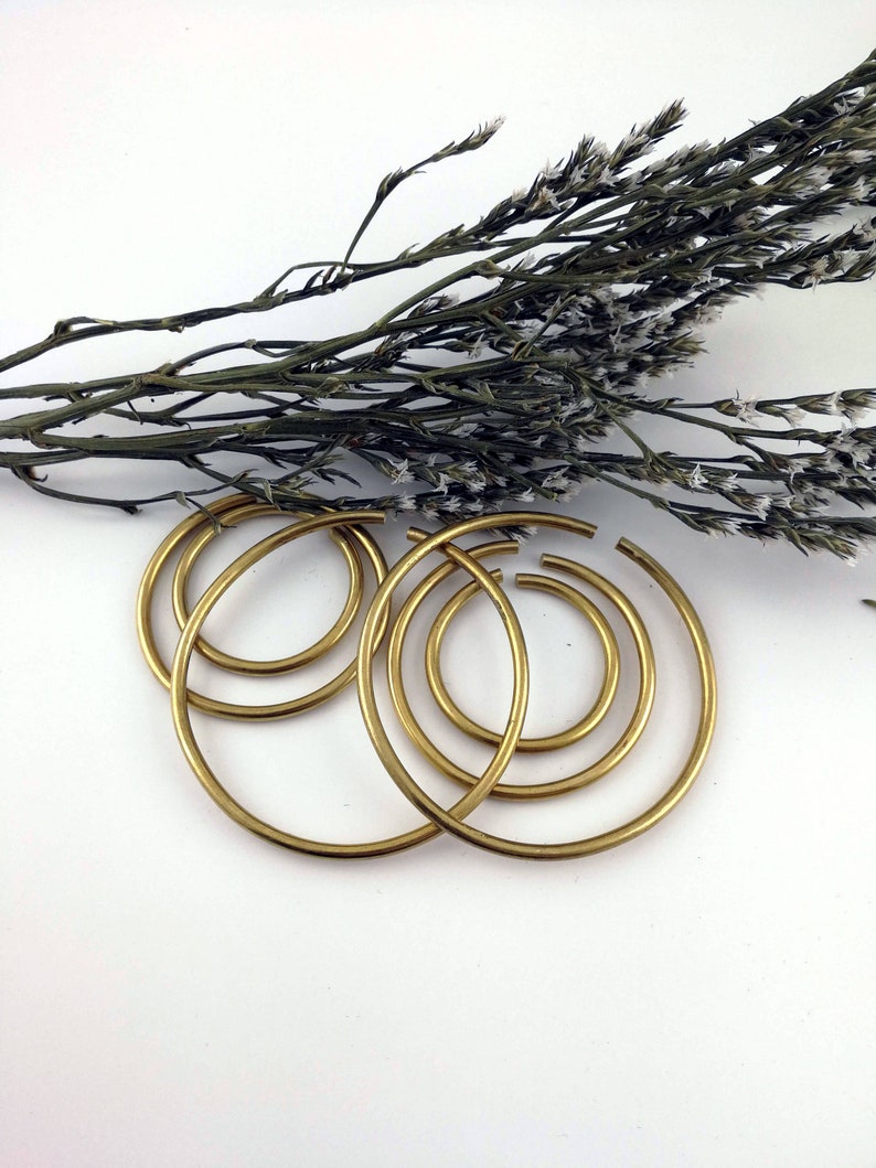8g Hangers Brass Hoop Weights