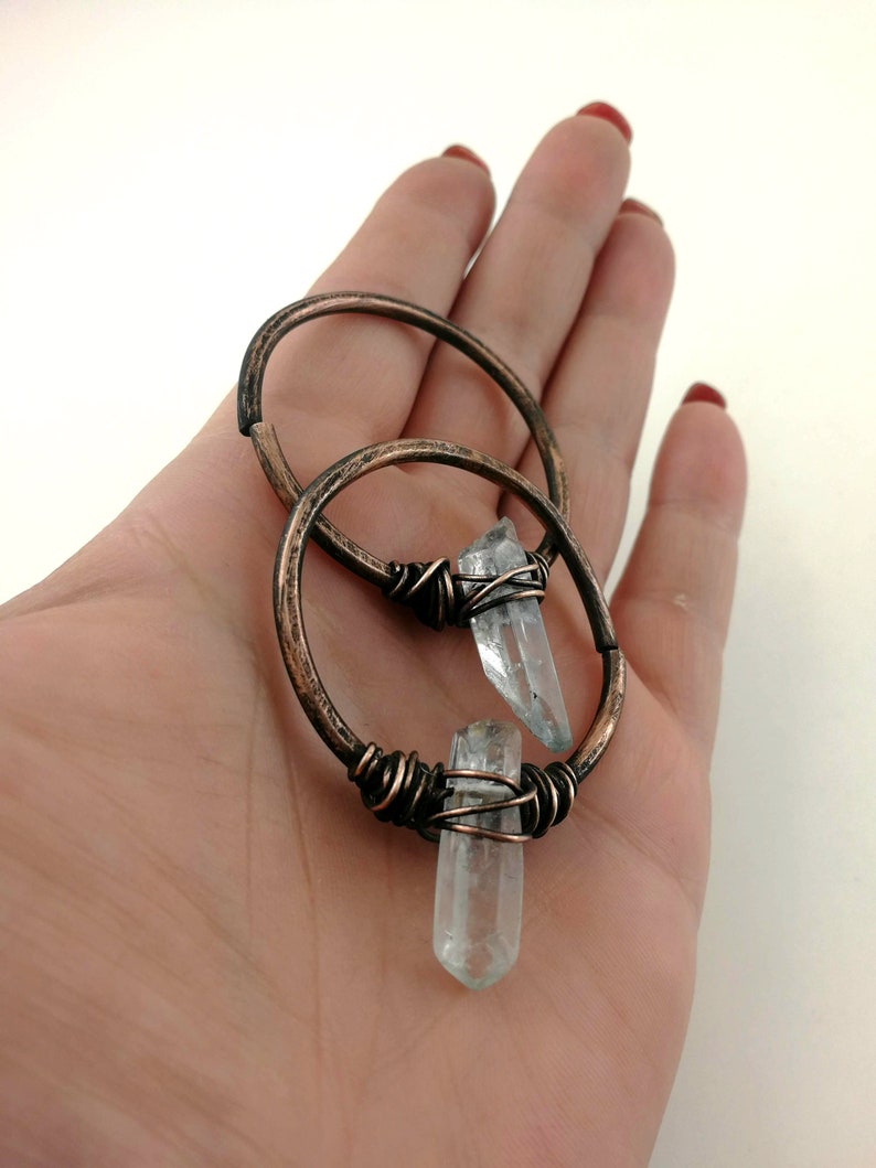 10g Ear Weights Raw Stone Tunnel Earrings Etsy