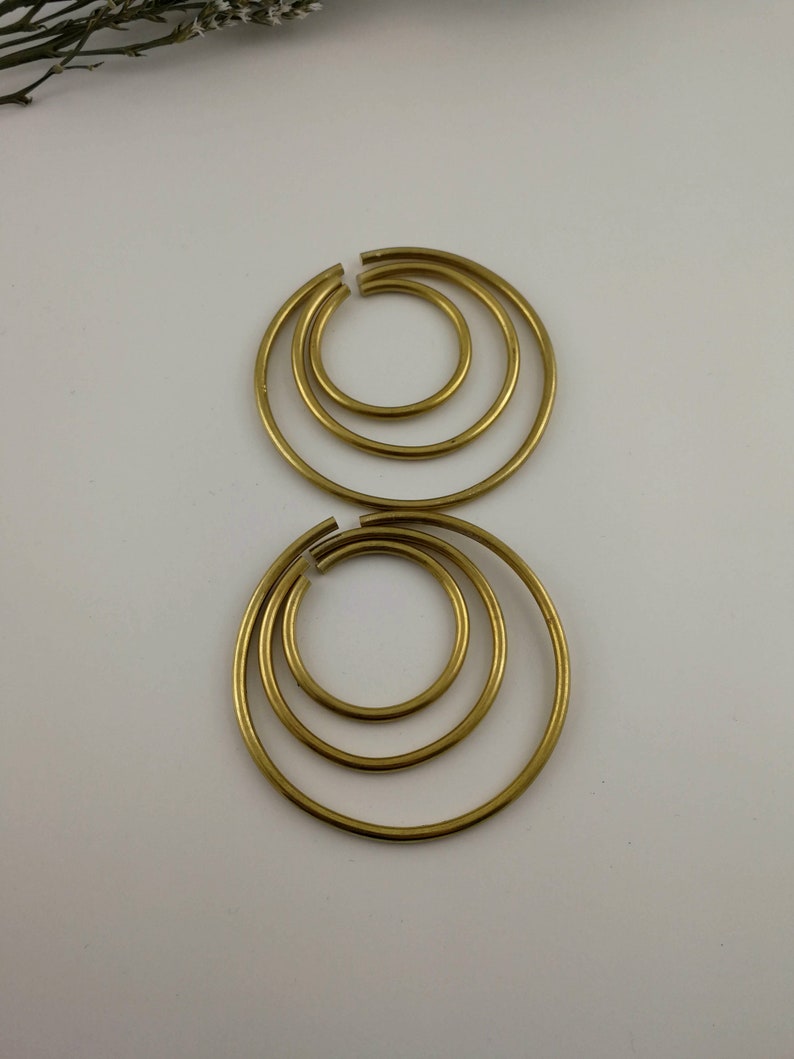 8g Hangers Brass Hoop Weights