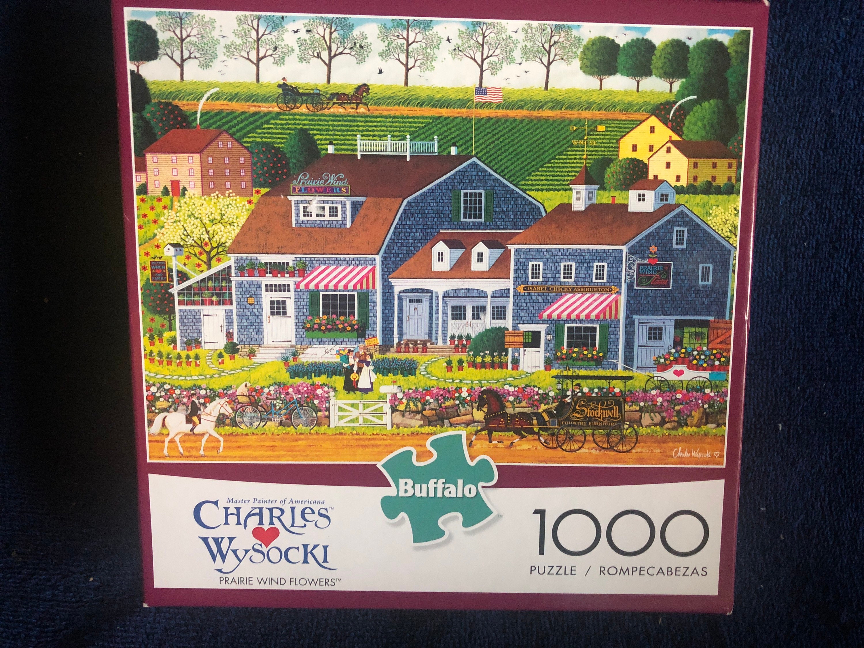 Toys & Games 1000 Piece Jigsaw Puzzle Charles Wysocki 's Americana Old