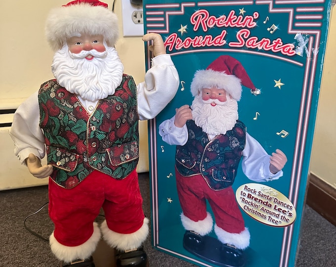 Rockin Around Dancing Santa Brenda Lee Rocking Around the Christmas
