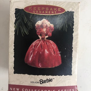 Hallmark Keepsake Ornaments Holiday Barbie Collectible 1993 Barbie Ornament