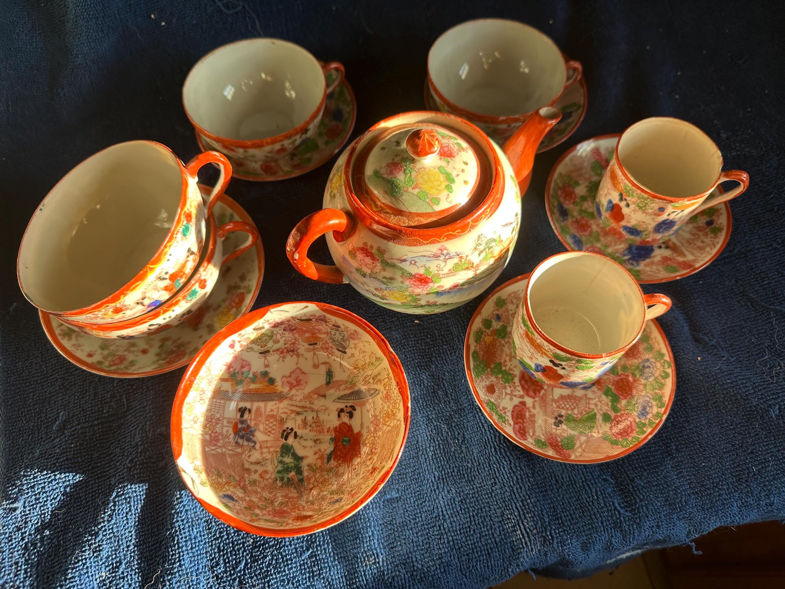 Geisha Girls Tea Set - Etsy Norway