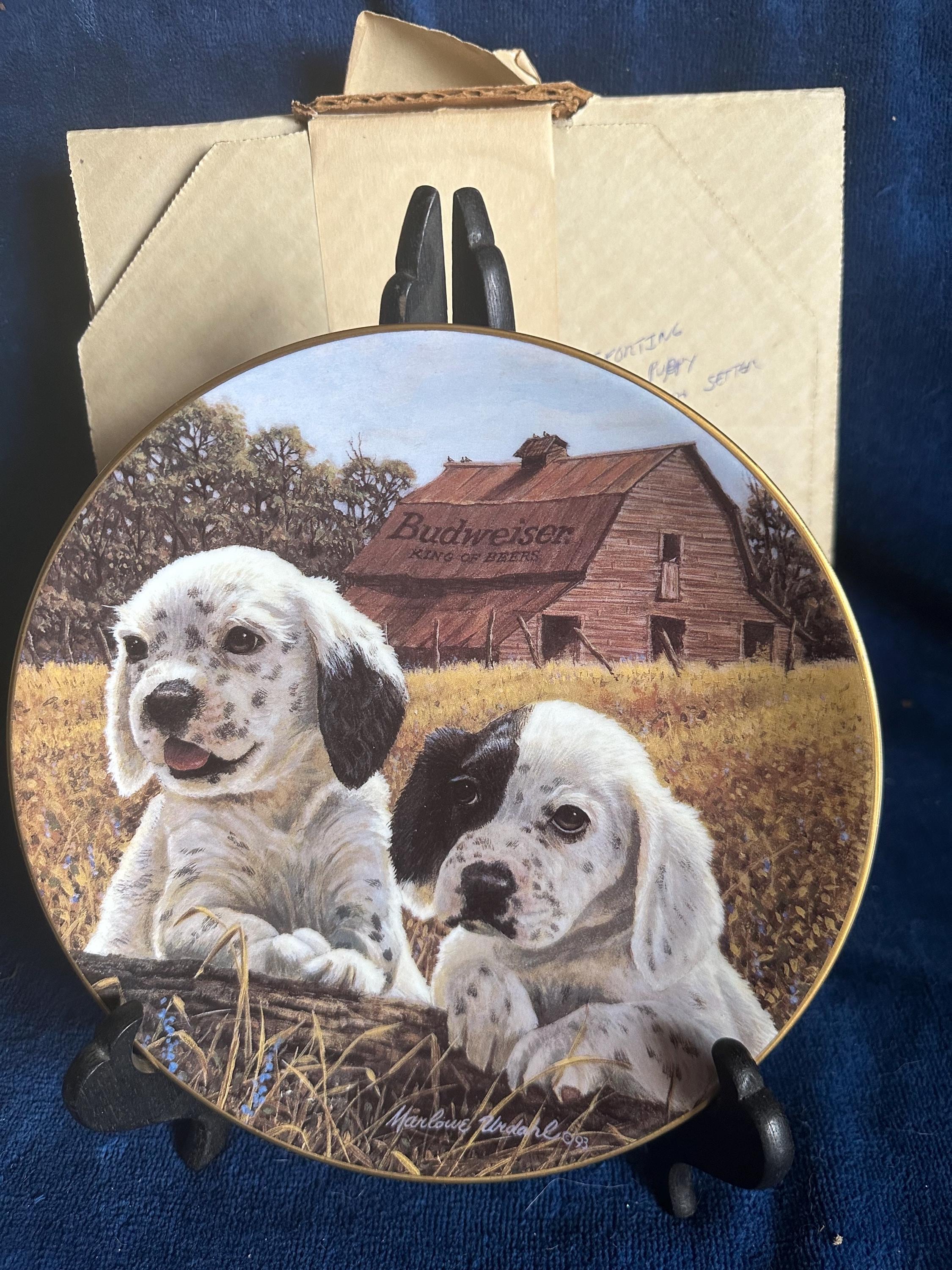 Budweiser Plates - Etsy