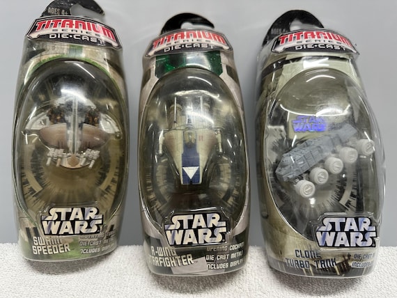 ハズブロ スターウォーズ チタニウムビークル 3個セット - スワンプ 
