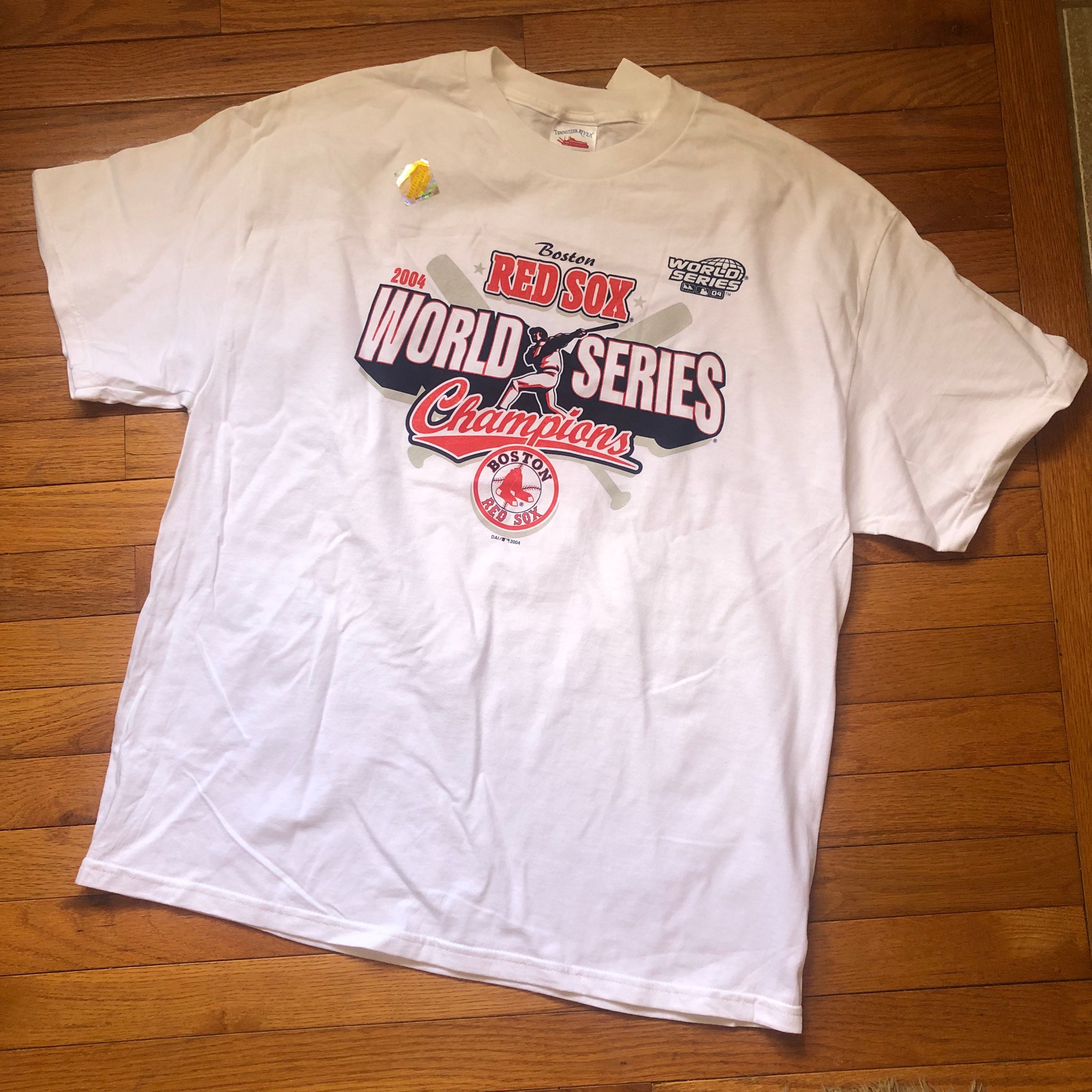 Boston Red Sox 2004 World Series Champions Tee Shirt MLB 