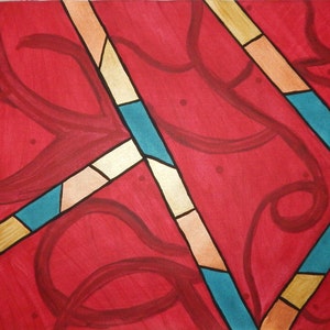Ondeugden (originele) schilderij