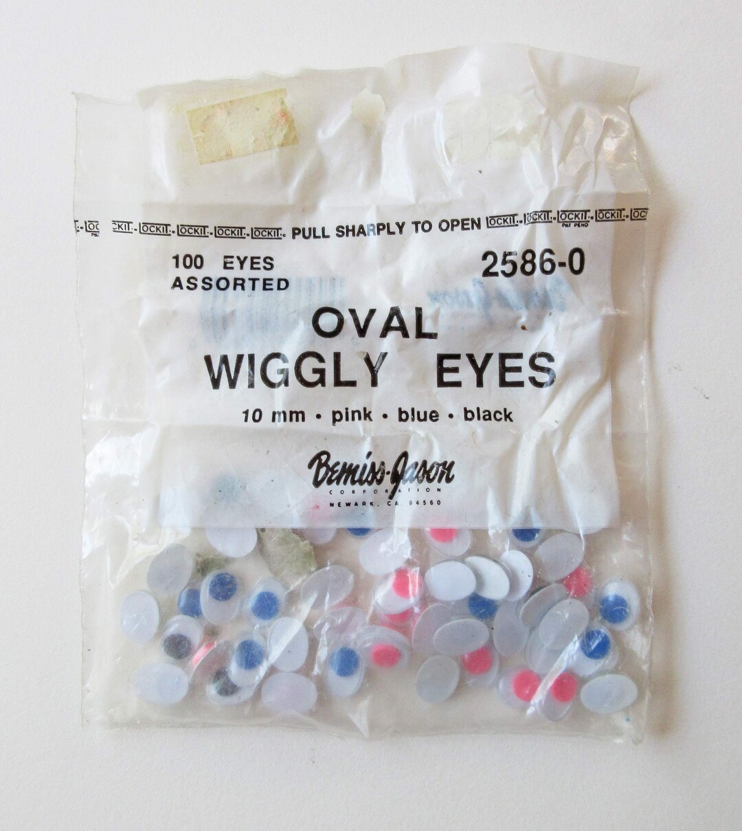 Oval Googly Eyes Pack of 100 in Original Packaging 10mm in Etsy