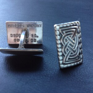 Vintage Norway David Andersen Sterling Silver Osebergfunnet Cufflinks image 2