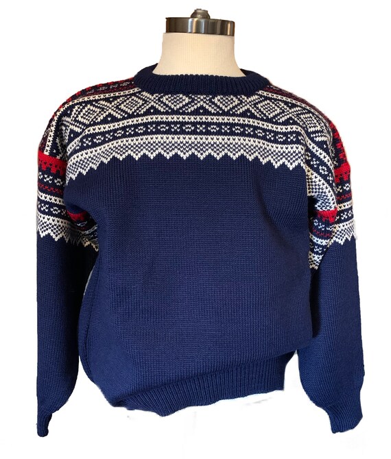 Dale von Norwegen Marius Muster Norwegain Pullover Größe M Dale von Norwegen Marius Muster Norwegain Pullover Größe M