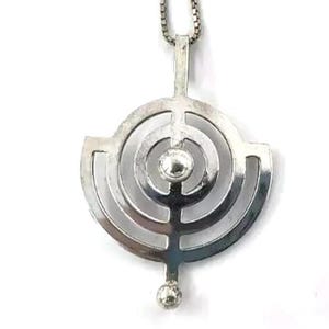 Vintage 1970&#39;s Willy Winnæss Silver Pendant
