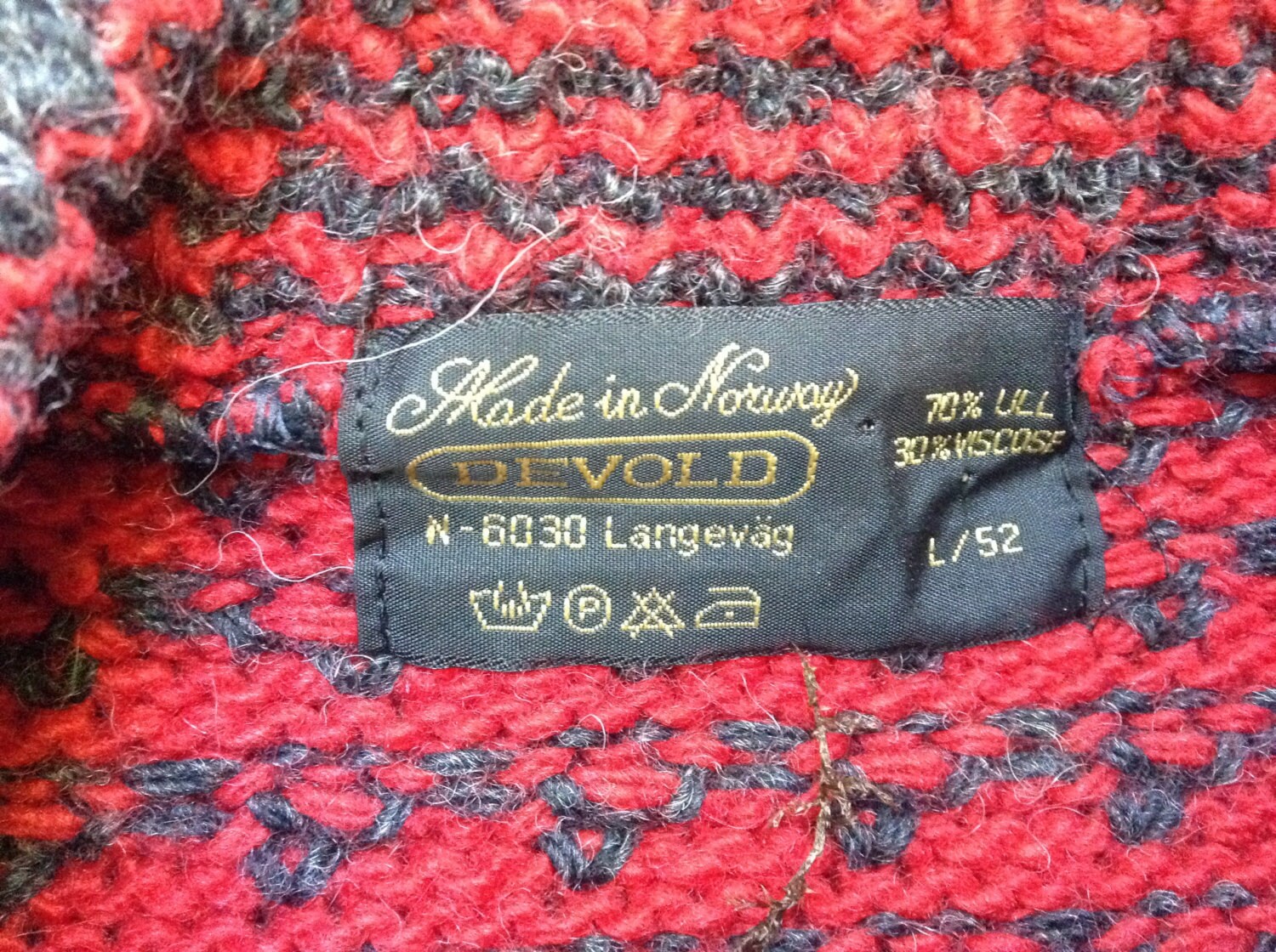 Devold、ノルウェー製ウールセーター、サイズL - Etsy 日本 