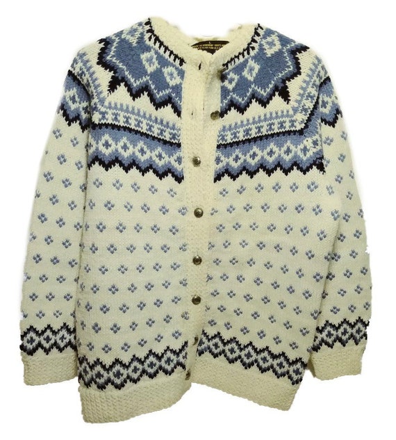Fair Isle Norwegian wool sweater by Breilid for BE