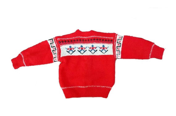 Handmade Norwegian sweater. size childs 2-4 - image 2