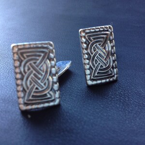 Vintage Norway David Andersen Sterling Silver Osebergfunnet Cufflinks image 3