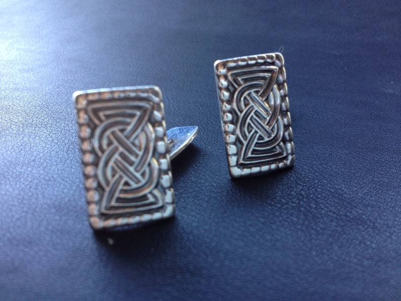 Vintage Norway David Andersen Sterling Silver Osebergfunnet Cufflinks image 3