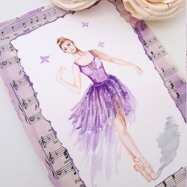 Ballet Watercolor - Etsy UK