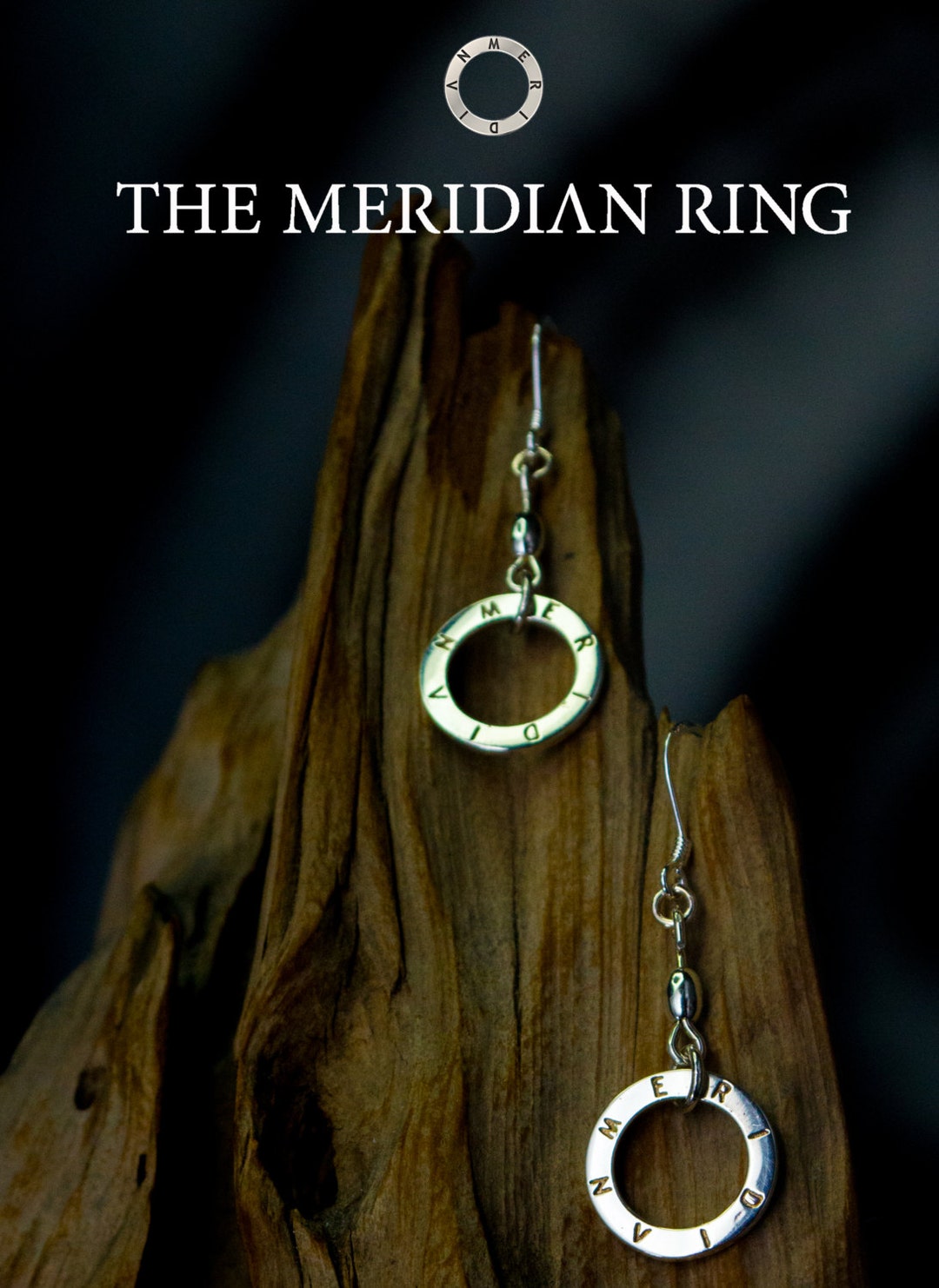 Meridian Ring Machine The Meridian Ring Sterling Silver Earring Rings - Etsy.de