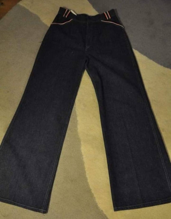 dark denim flare jeans