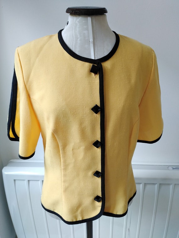 Vintage 80s Marion Donaldson Yellow Jacket