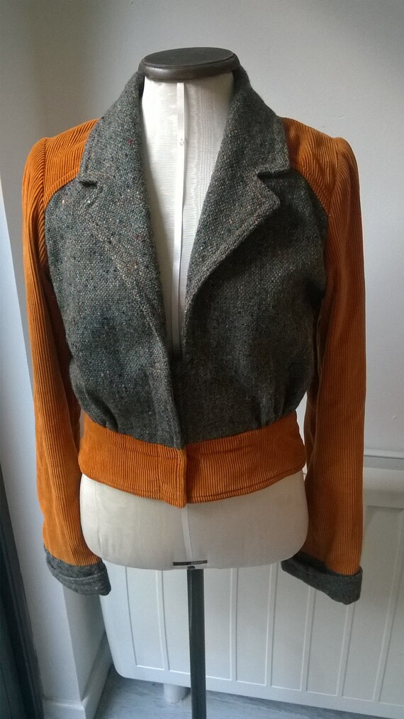 Original Rare Vintage 70s Mary Quant Cropped Jacke