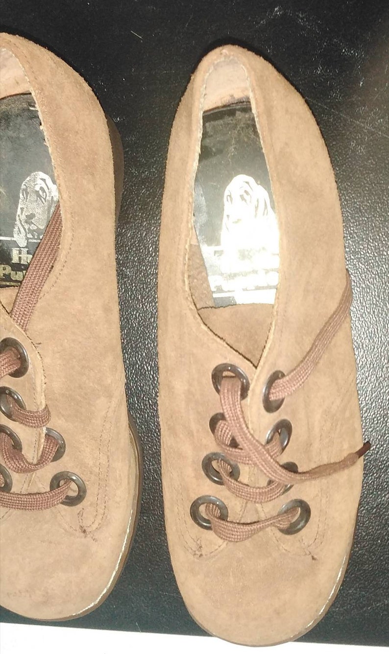 Vintage 60s Suede Hush Puppies Shoes Etsy