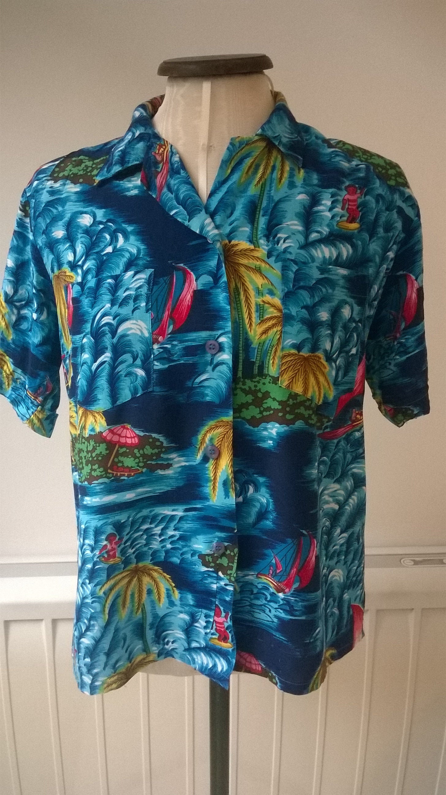 Image of Vintage 50S Rockabilly Hawaiin Shirt