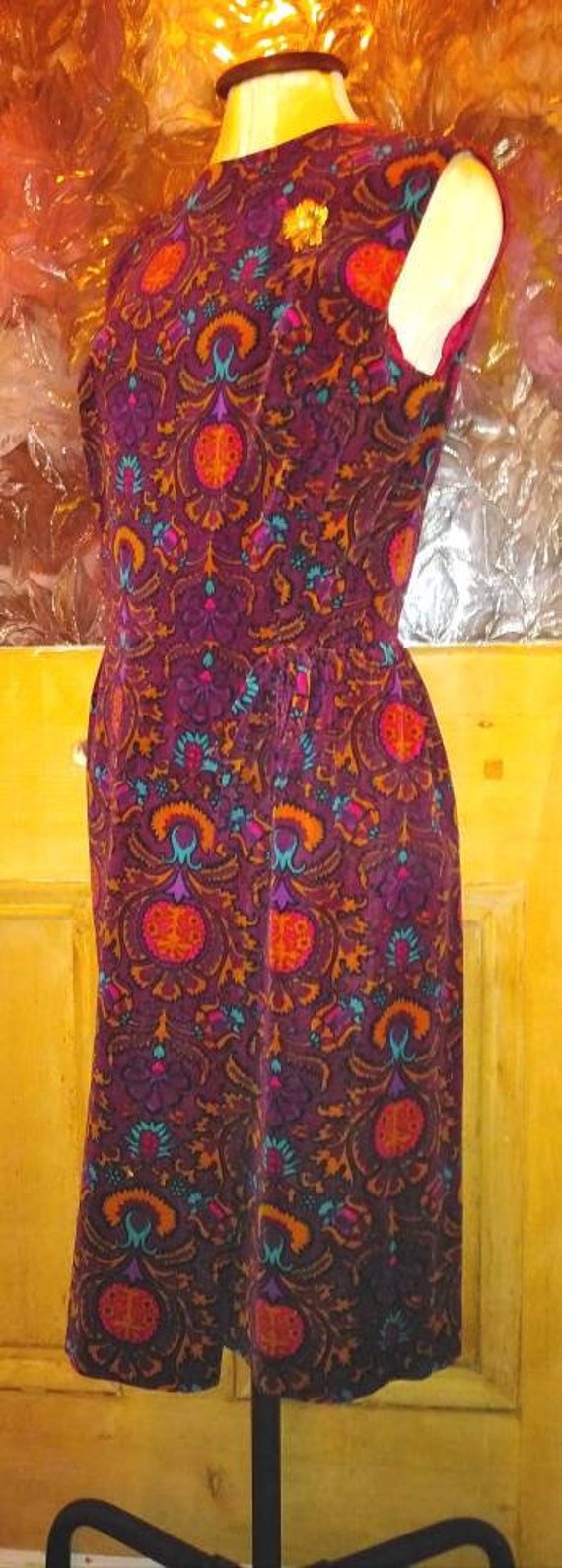 Vintage 60s Velvet Dolly rockers Dress