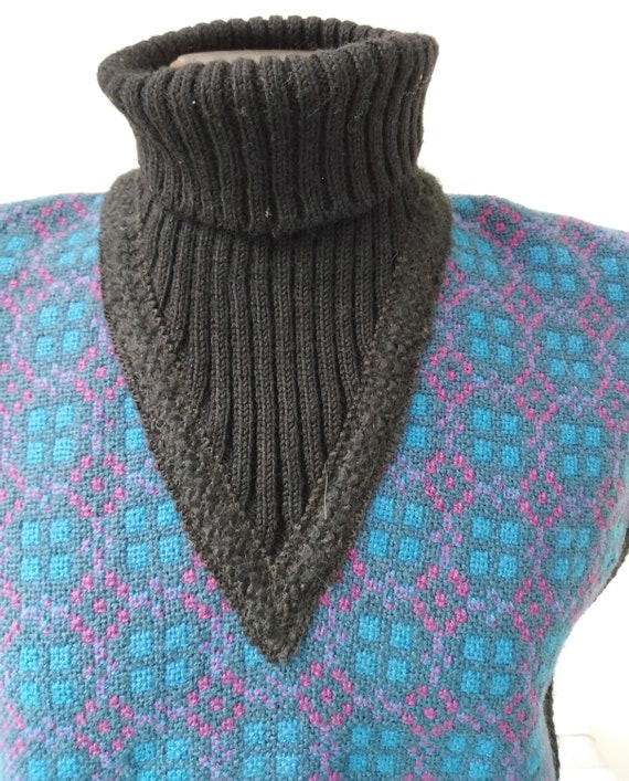 Vintage 60s Welsh Wool Tabard/Tunic