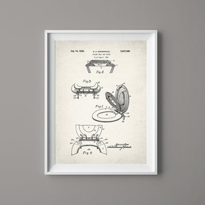 May include: Black and white patent drawing for a toilet seat design. The drawing shows four different views of the seat, labeled "Fig. 1", "Fig. 2", "Fig. 3", and "Fig. 4". The patent is titled "Toilet Seat and Cover" and was filed by H. C. MacDonald on July 14, 1936.