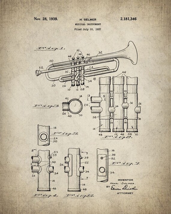 Trumpet Reference Trumpet Diagram With Labels