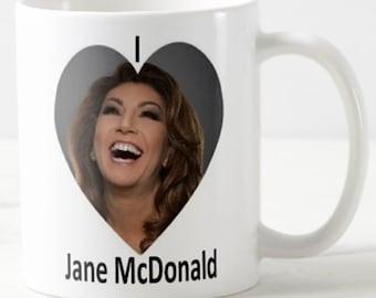 I Love JANE MCDONALD She Can Cruise In To My Port Anytime - MUG - cruise ship celebrity singer tv presenter cruising holiday gift mugs
