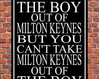 PERSONALISED  SIGN ~ You Can Take The { Girl / Boy / Man / Woman  } Out Of ANY town  ~ Customised aluminium plaque art poster notice