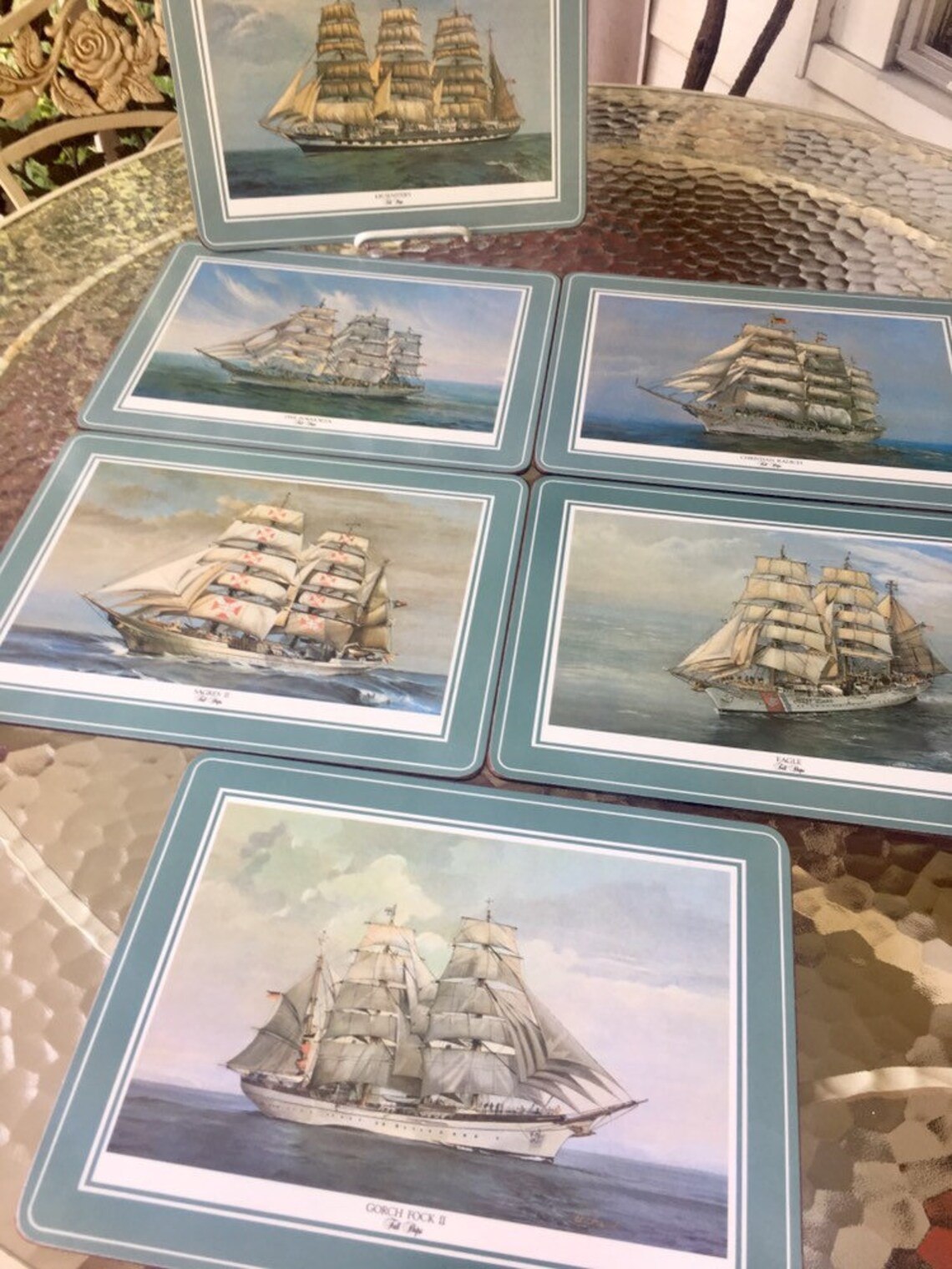 Pimpernel Deluxe Placemats Ships Etsy