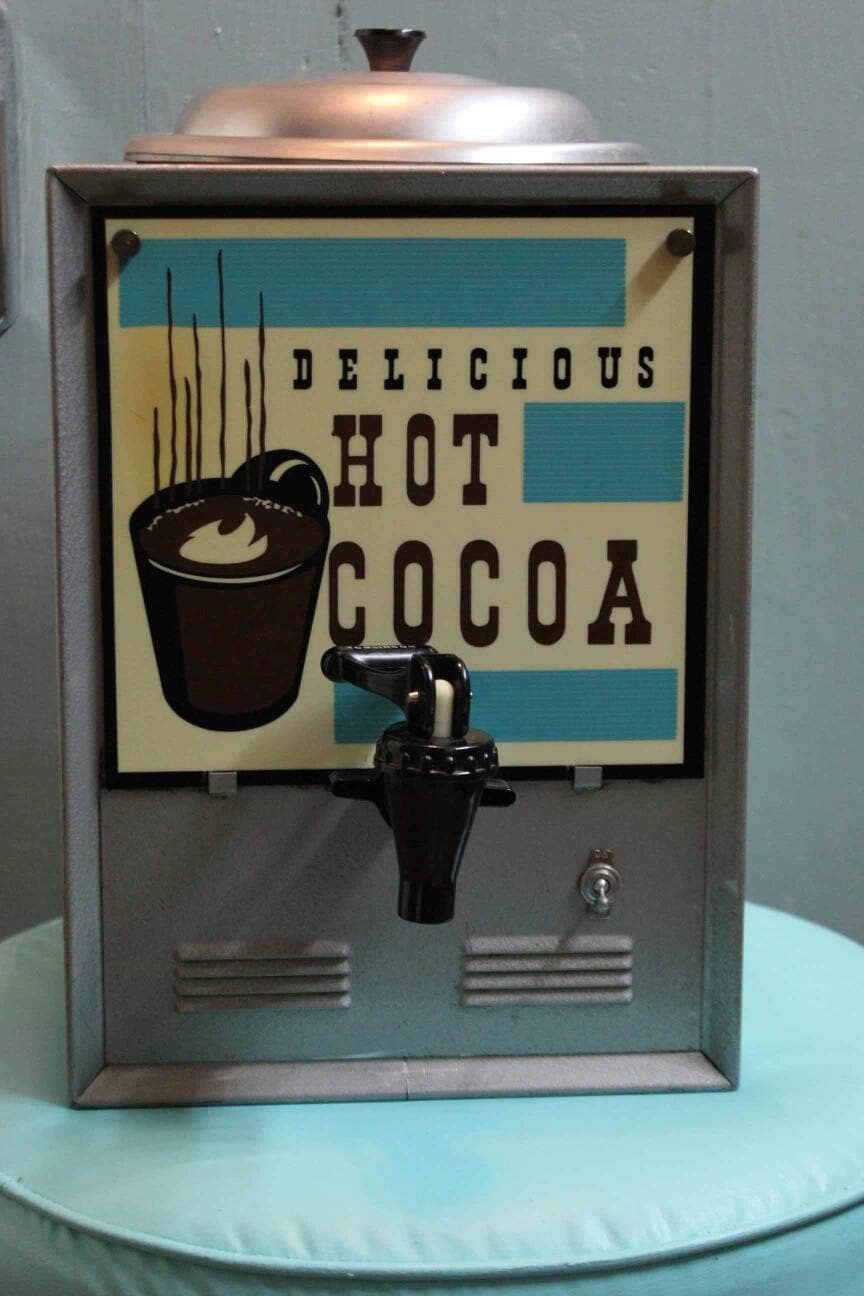 Vintage Mid Century Commercial Hot Cocoa Machine 