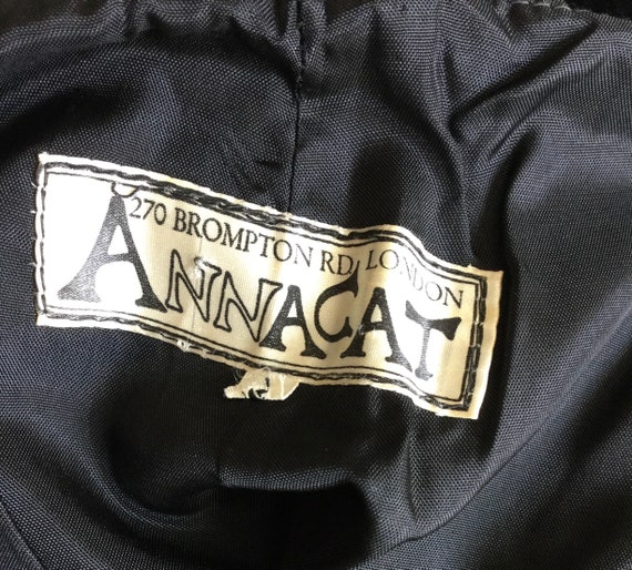 AttaCat 1970s black velvet trousers BIBA style