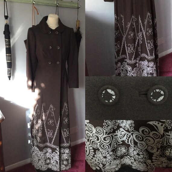 1970s maxi coat by Troubadour