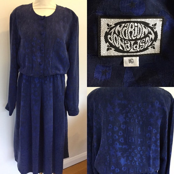 1980s dress by Marion Donaldson size 18