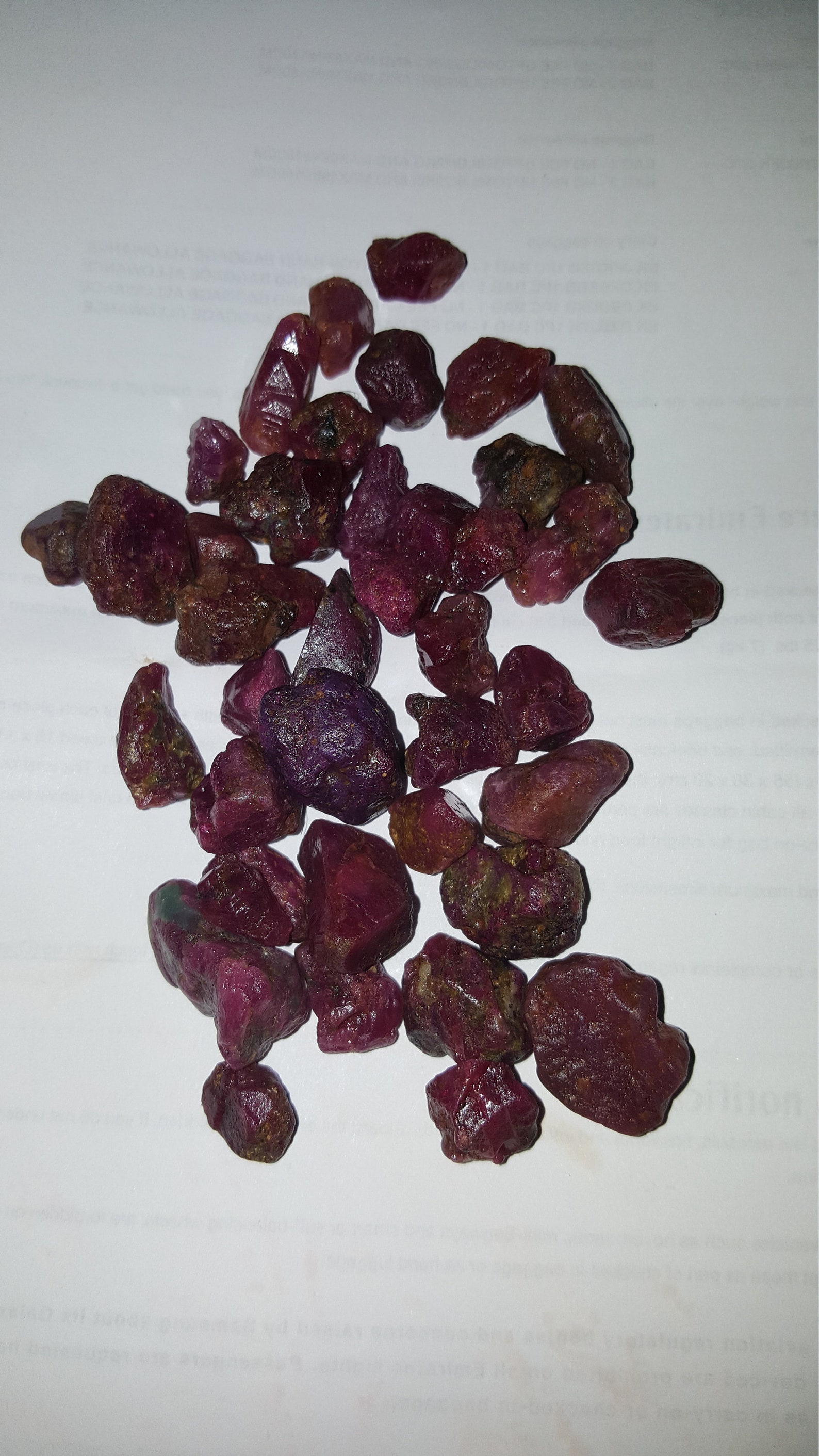 Natural Ruby stones | Etsy