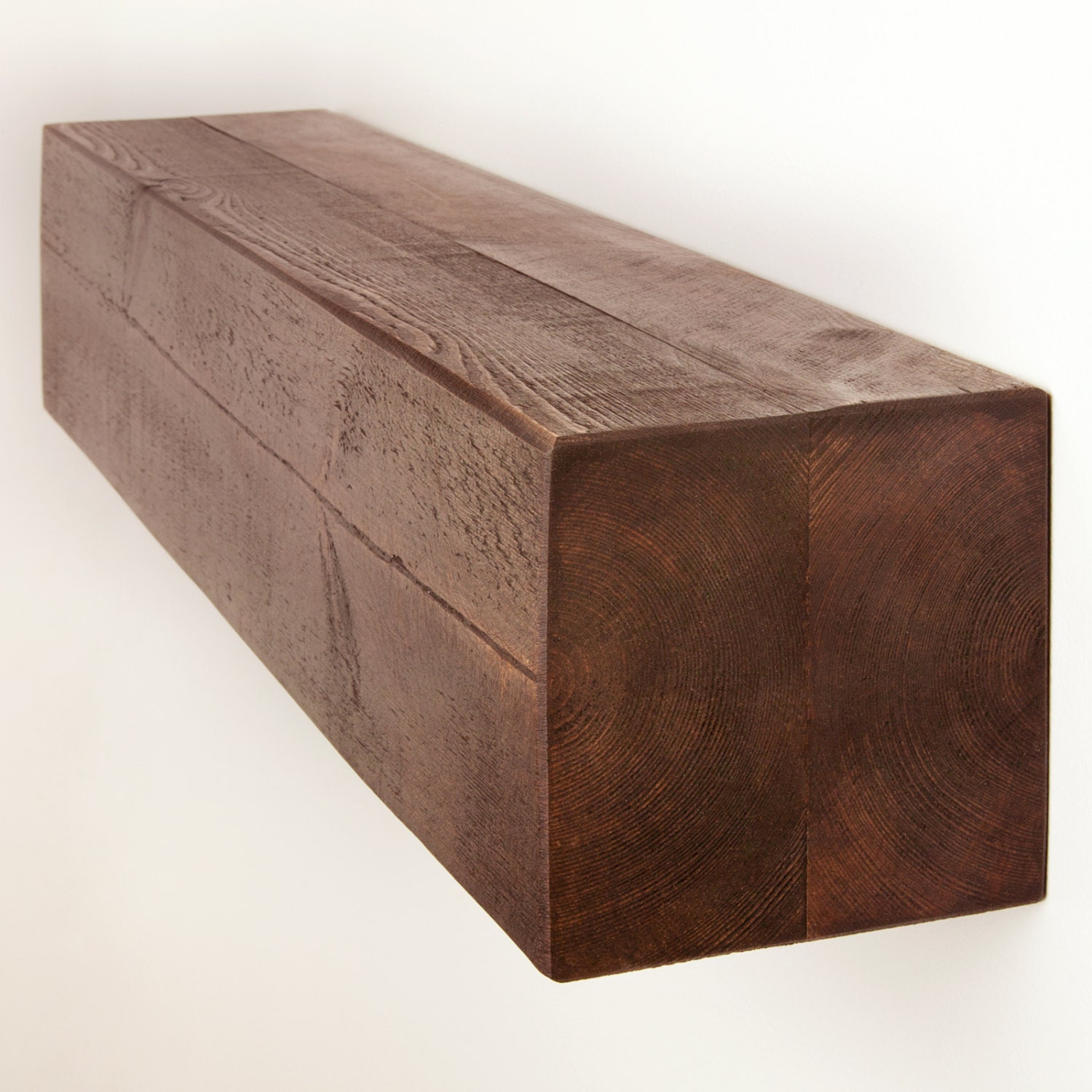 Floating Mantel Shelf made from Chunky Solid Wood in our - Etsy.de