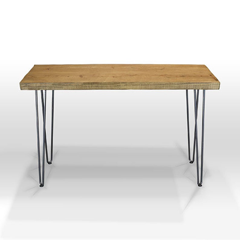 Arbeia 2 Inch Top Hairpin Leg Tall Console Table Image 0