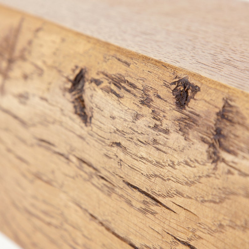 Floating Mantel Shelf Made From Chunky Solid Oak With a Choice Etsy UK