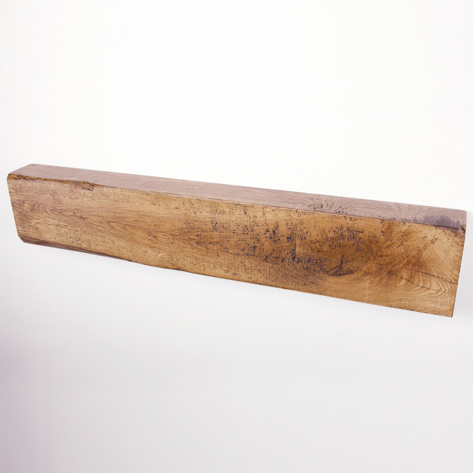 Floating Mantel Shelf Made From Chunky Solid Oak With a Choice Etsy