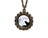 Cat Art Pendant for Halloween, Necklace, Glass Pendant, cat hand made jewelry, Photo Jewelry, Keychain, Vintage Gift, kitty lovers, Animals